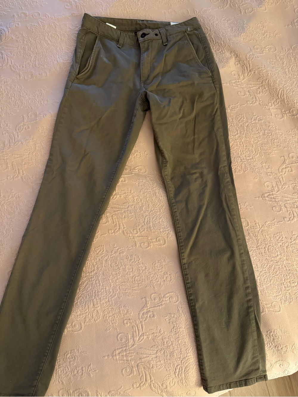 rag & bone Military Green Casual Chinos